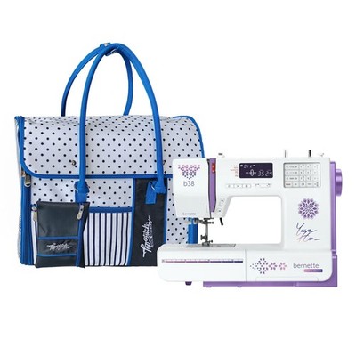 Bernette B38 Yaya Han Special Edition Sewing Machine with Topstitch bag
