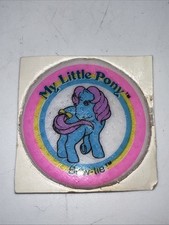 Vintage 1980  s My Little Pony Puffy Sticker - Bow-tie