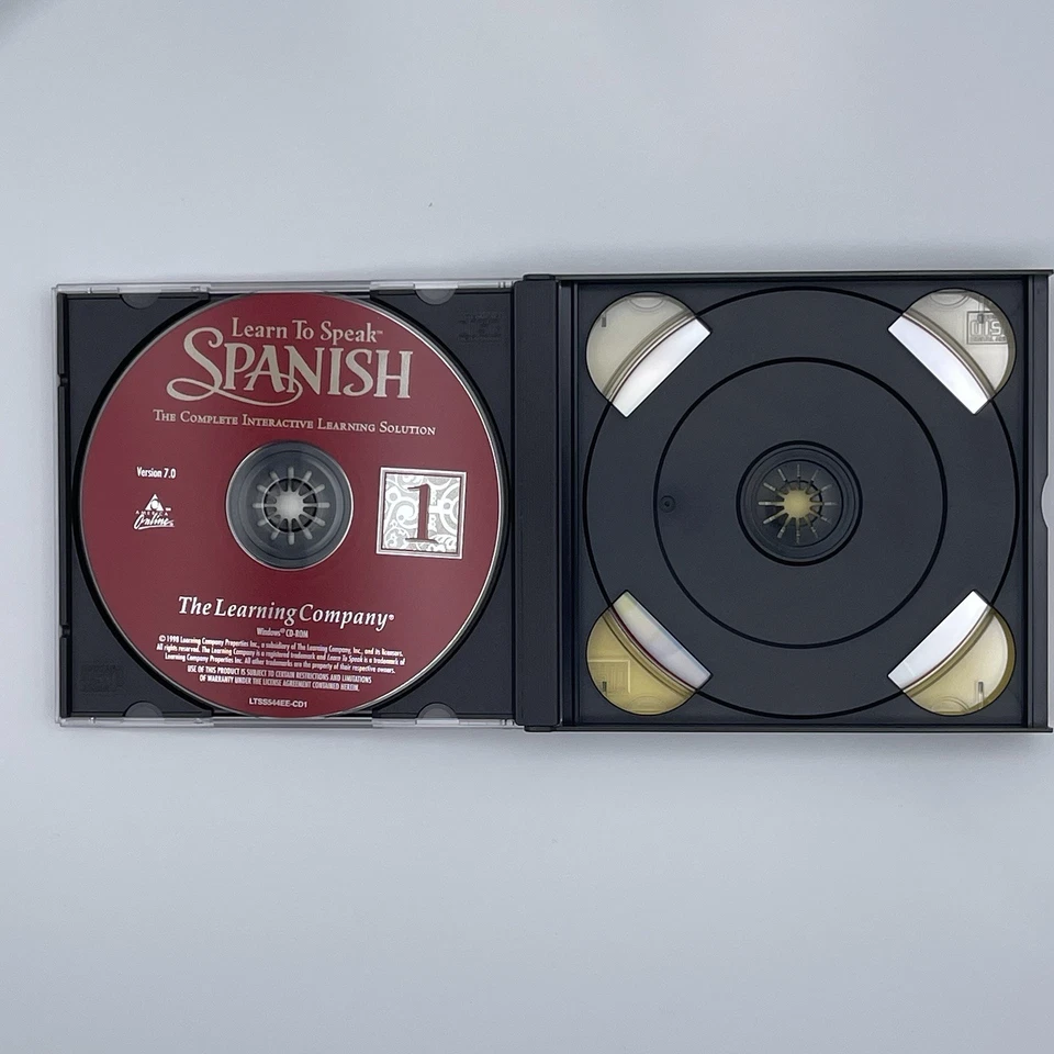 Learn To Speak Spanish Version 7.0 (1998) – The Learning Company 3 CD-ROM Set - Image 2 of 4