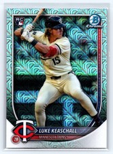 2025 Bowman Chrome Luke Keaschall MOJO #61 RC Rookie Minnesota Twins