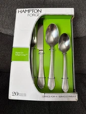 Hampton Forge Stainless Steel - Dishwasher Safe - 20 Piece Flatware Set
