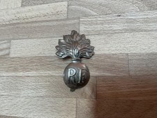French Adrian helmet flaming grenade insignia