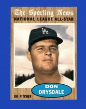 1962 Topps Set-Break #398 Don Drysdale As EX-EXMINT *GMCARDS*