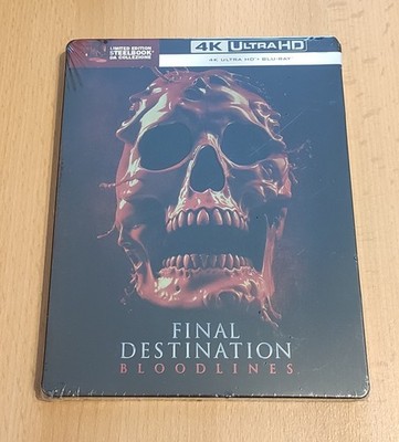 Final Destination Bloodlines Steelbook 4K UHD Blu-Ray + Blu-Ray Disc - Neu + OVP