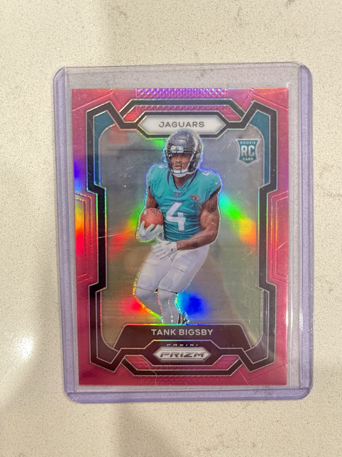 2023 Panini Prizm - Rookies Pink Prizm #348 Tank Bigsby (RC)