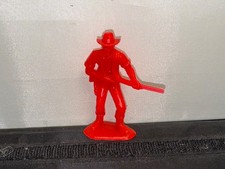 1960's Red Plastic Cowboy Tim Mee Toys 3" Figure