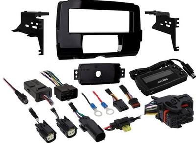 Saddle Tramp Aftermarket Radio Single DIN Conversion Kit #99-9700WR