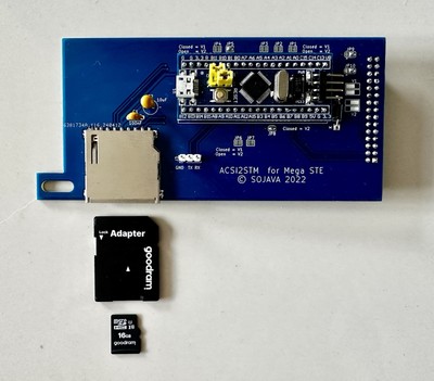 Atari Mega STE ACSI2STM HDD emulator + SD card 32Gb - Internal