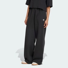 adidas women Essentials Wide Leg Pant Fleece size large