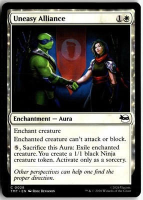 Uneasy Alliance 0028 Common Teenage Mutant Ninja Turtles Magic: The Gathering NM