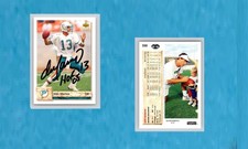 DAN MARINO AUTOGRAPHED 1992 UPPER DECK NFL CARD