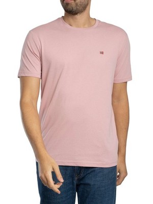 Napapijri Herren Salis-T-Shirt, Rosa