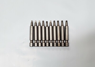 S1 Square Screwdriver / Insert  Bits 2'', Lot of 500