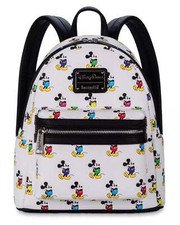 Mickey Mouse Allover Classic Standing Loungefly Mini Backpack