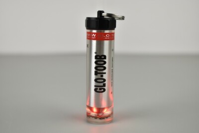 Glo-Toob AAA Pro-Light Red Waterproof Keychain Constant/Flash Lanyard Battery