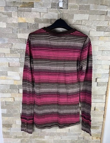 Fat Face Women’s Size 10 Pink Striped Cotton Top Blouse - Picture 4 of 7