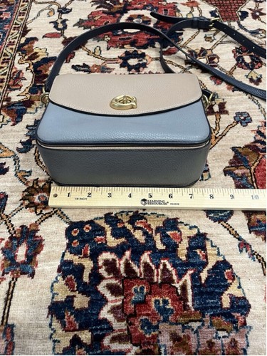 Coach Cassie Crossbody Colorblock Tasche - Blau/Beige/Oliv - Bild 4 von 15