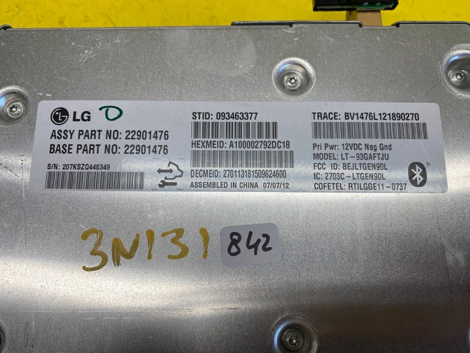 2012-2016 雪佛兰 IMPALA ONSTAR 通信控制模块 22901476 原始设备制造商 — 第 2/4 张图片