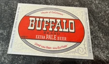 IRTP BUFFALO BRAND BEER 11 OZ BOTTLE LABEL GRACE BROS BREWING CO LOS ANGELES CA