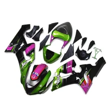 Shark Green Fairings For Kawasaki 2005 2006 Ninja ZX6R 05 06 Injection Bodywork