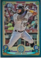 2019 Topps Gypsy Queen JOSH BELL Chrome Indigo Box /150 Topper -PIRATES- #48