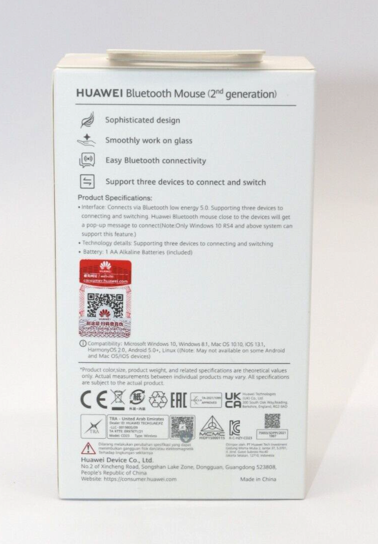 HUAWEI BLUETOOTH MAUS SAKURA PINK CD23 Neu & Versiegelt mit 