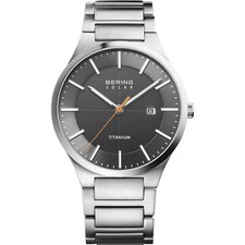 Bering Men's Wristwatch Solar Titanium - 15239-779 Stainless Steel