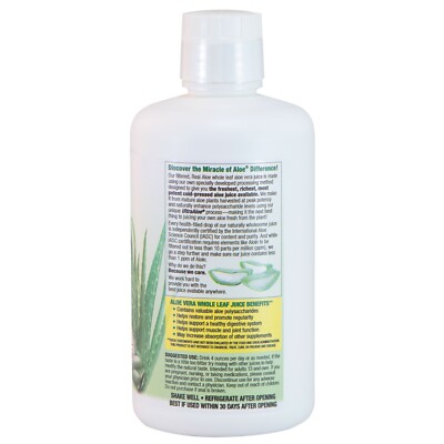 Real Aloe Juice from Aloe Vera 100% Purified & Filtered (1 Quart) | eBay