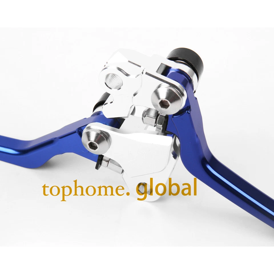 Palancas de freno de embrague pivotante negras EE. UU. para Yamaha YZ125 YZ250 YZ250F YZ426F YZ450F Foto 3 de 4