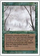 Fog - Revised Edition Light Play LP MTG Magic the Gathering