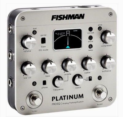Fishman Platinum Pro EQ Acoustic Guitar Preamp Brand New!