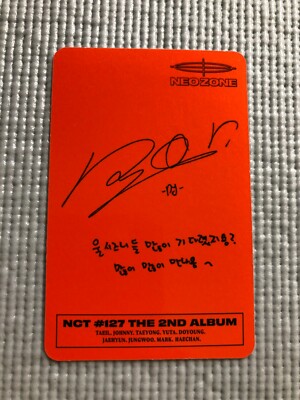 NCT 127 the 2nd Album NCT #127 NEO ZONE Official Photocard(Doyoung NCT 127 the 2nd Album NCT #127 NEO ZONE Official Photocard(Doyoung