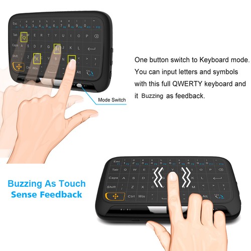 Wireless Tastatur kabellos Keyboard für Android TV Box PC Handy QWERTY B5M1 - Bild 6 von 12