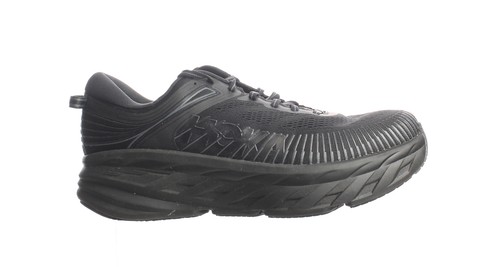 Mens Bondi 7 Black Running Shoes Size 