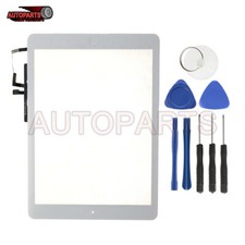 White Touch Digitizer Screen Home Button Flex For iPad Air A1474 A1475 A1476 US