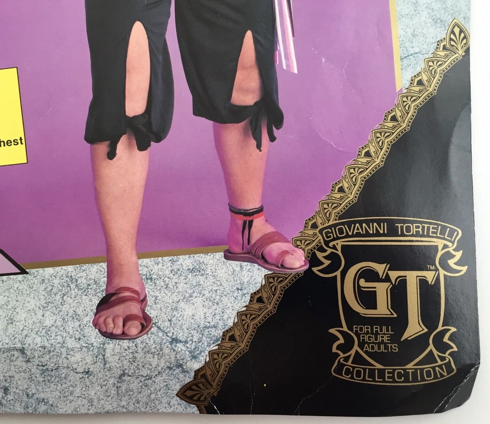 Fantasia de Halloween pirata Buccaneer Barney rubis roxos masculina adulta tamanho 42-50 - Imagem 3 de 4