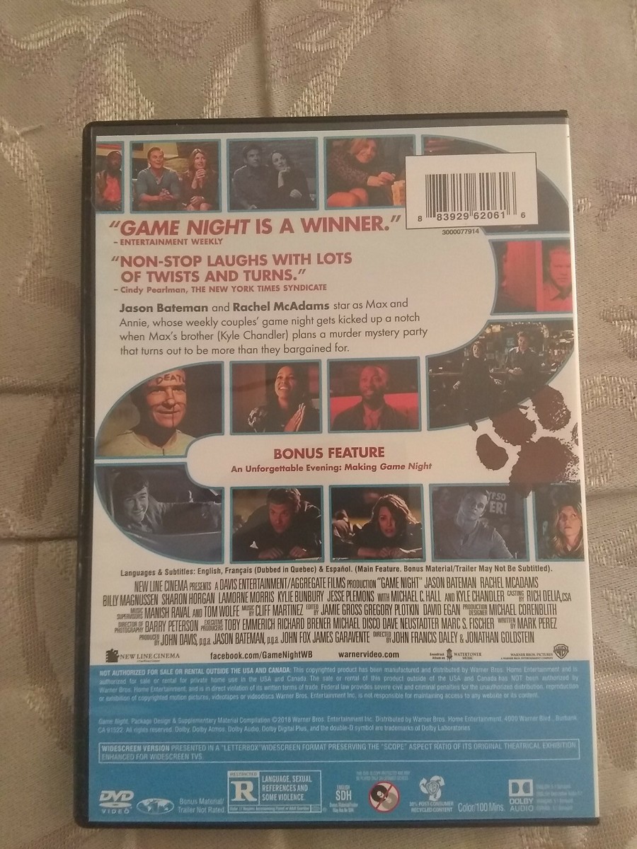 Game Night DVD 2018 | eBay