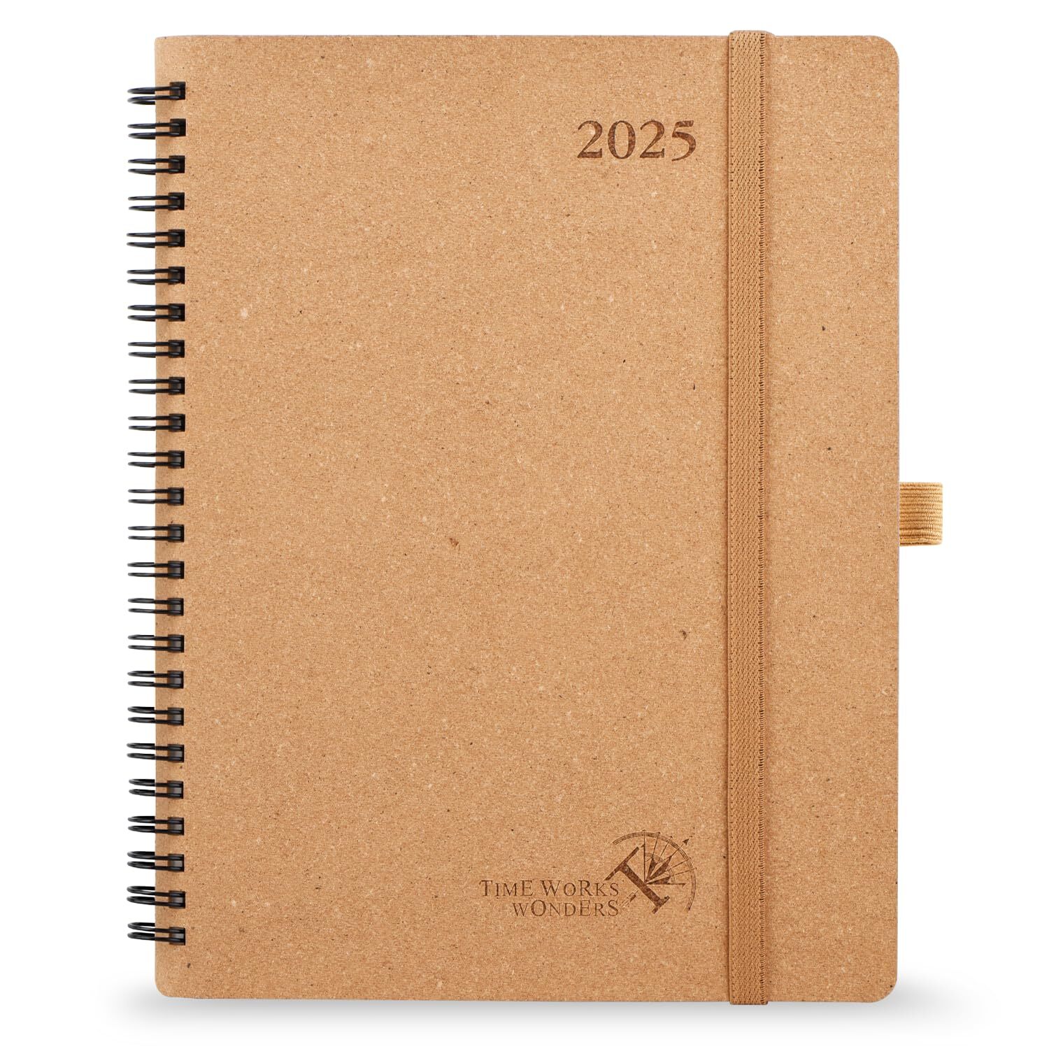 POPRUN 2025 Planner - 2025 Recycled Weekly Planner Italian Regenrated Leather...