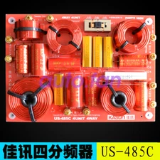 KASUN US-485C 4Way HiFi Speaker Frequency Divider Crossover Filters 230W
