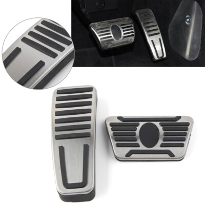 2x Gas & Brake Pedal Pad Cover Kit For Maserati Levante For Quattroporte Ghibli