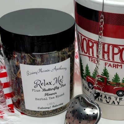 Relaxing Herbal Tea Blend 8 oz Loose herbs