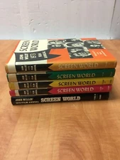 Lot of 5 John Willis Screen World 1970s EDITIONS Film Annual 73 75 76 78 79 HCDJ
