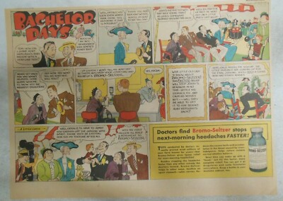 Bromo-Seltzer Ad: Judging The Baby Parade ! from 1930's Size: 11 x 15 inches