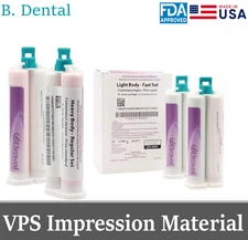 Dental VPS Impression Material Light/Medium Body / Heavy Body - Fast/Regular Set