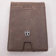 Travando Mens Slim Wallet with Money Clip Austin RFID Blocking Bifold Credit