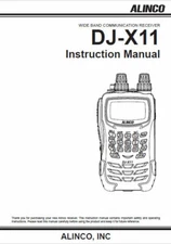 ALINCO DJ-X11 INSTRUCTION MANUAL