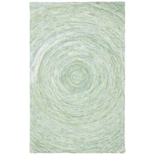 SAFAVIEH Ikat Collection IKT633W Handmade Sage/Green Rug