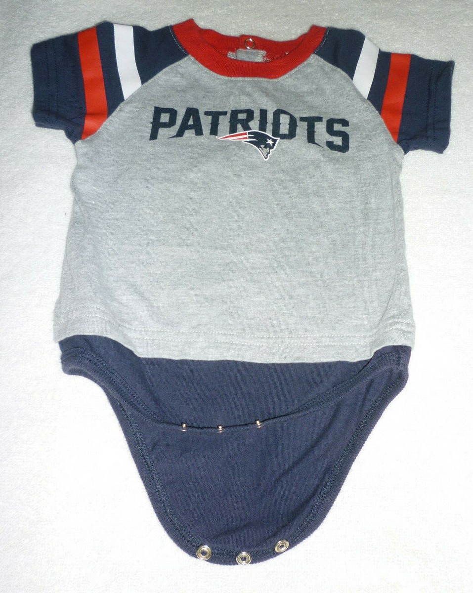 New England Patriots NFL Baby/Infant Bodysuit Creeper Jersey