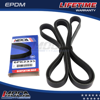 Serpentine Belt – Fits CHEVROLET, FORD, GMC, MERCURY With 2.3L To 7.4L Engines – 6PK2335 Size, Part #MOCAESP3707