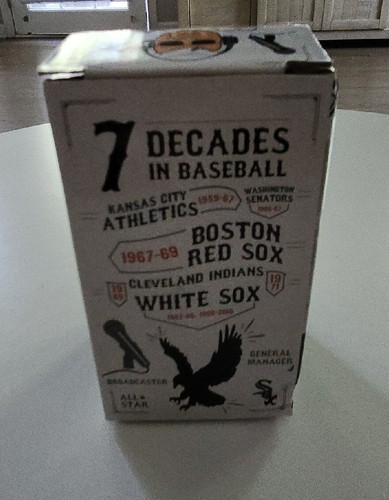 Ken Hawk Harrelson 7 Decades In Baseball Wooden Nesting Dolls Chgo White Sox - Picture 3 of 7